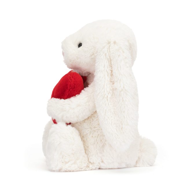 Bashful Red Love Heart Bunny Original